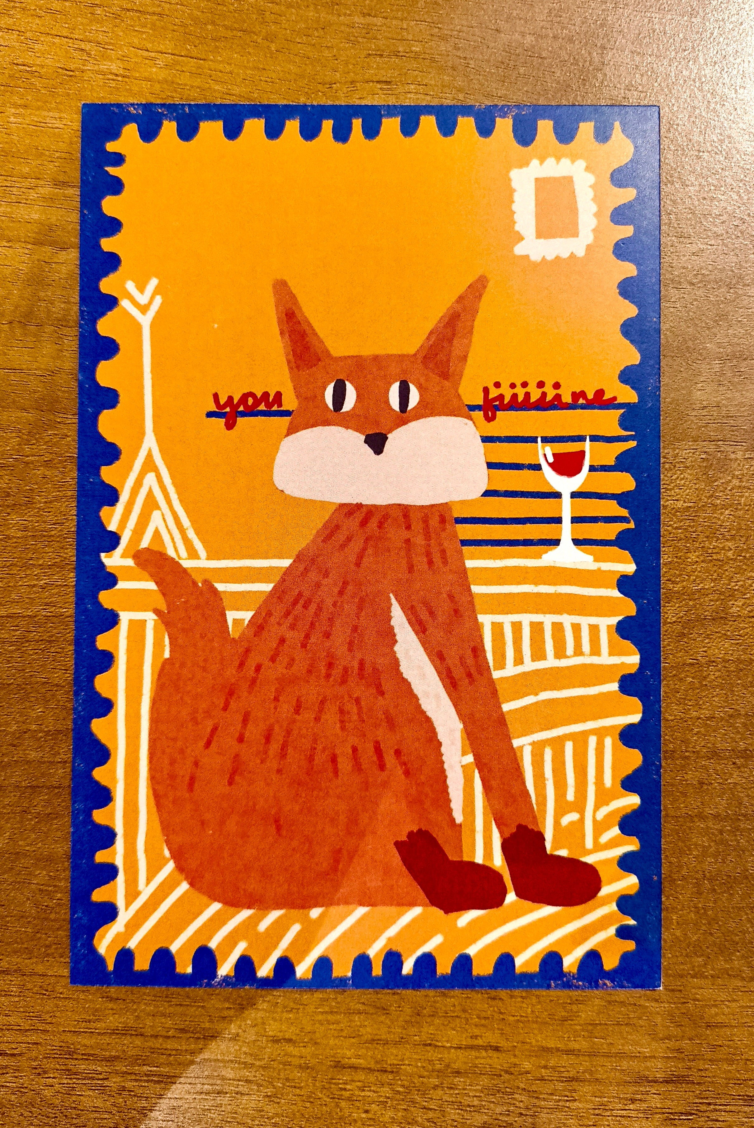 You Look Fiiiiine – 4×6 Postcard Print