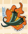 Chillies – Laminated Sticker
