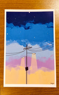 Sunset Skies – 4×6 Art Print