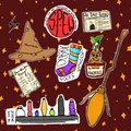 Harry Potter Set - Laminated Stickers