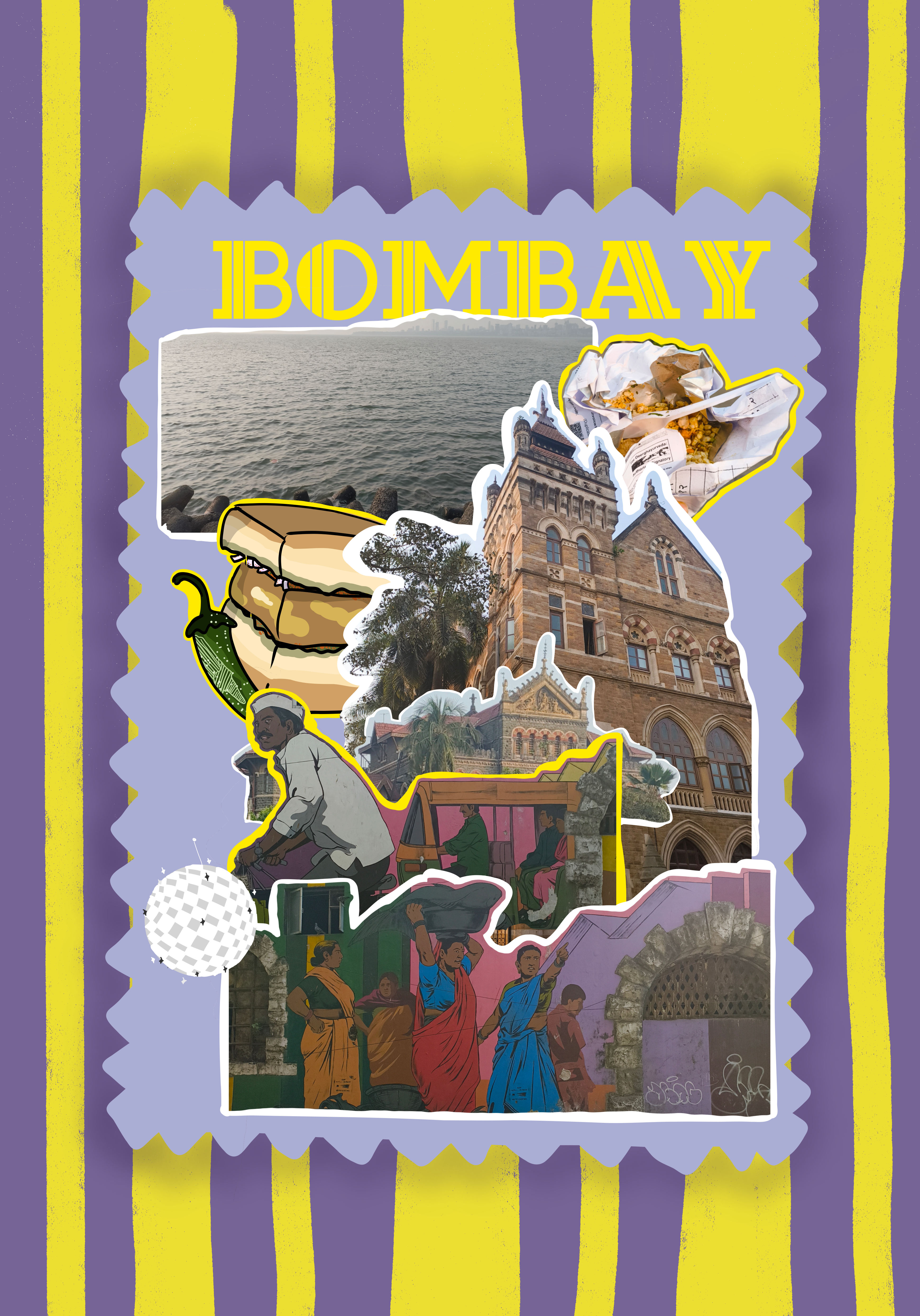 Bombay — Laminated Sticker