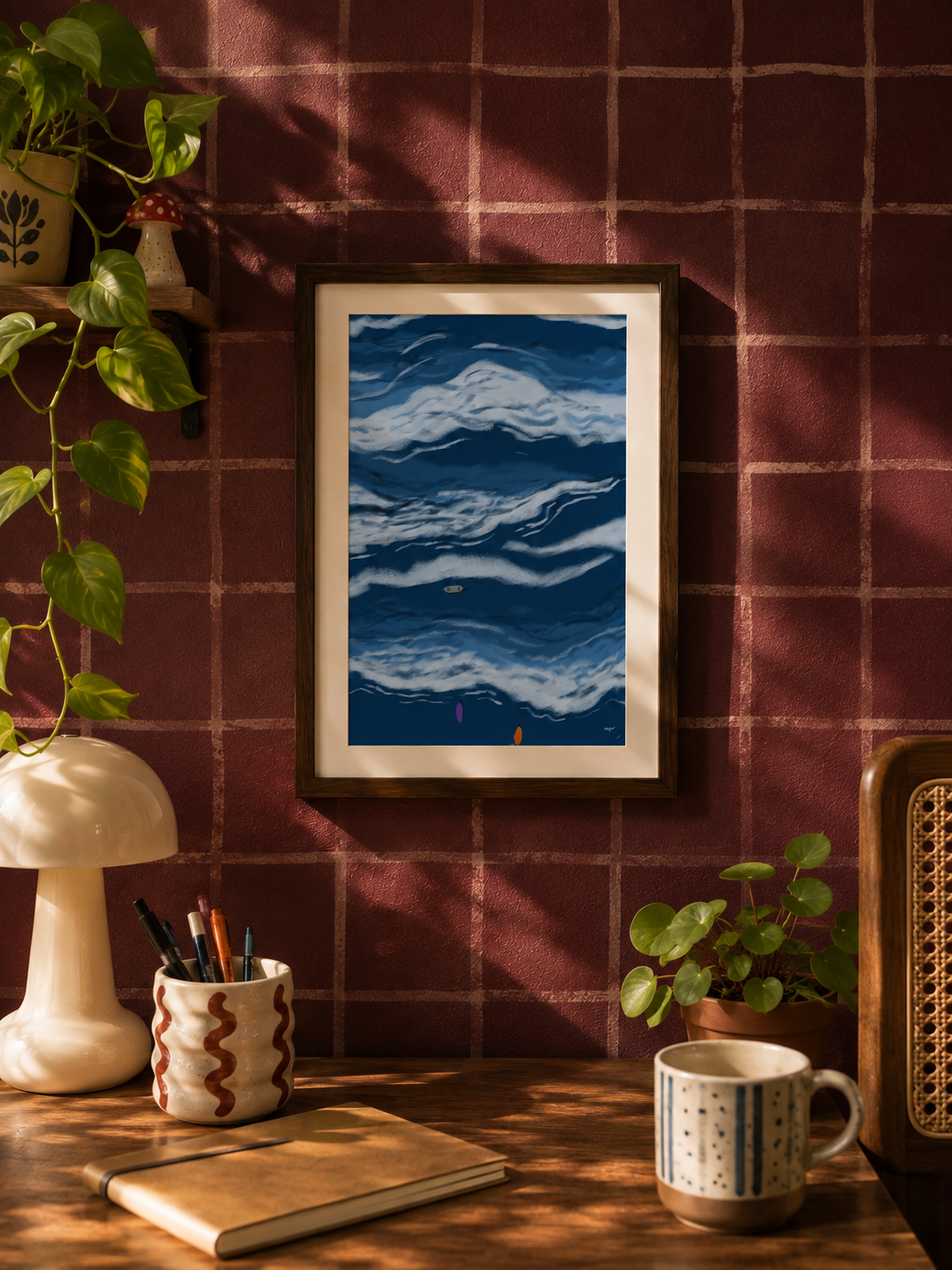 Somewhere in the Middle - A5 Art Print