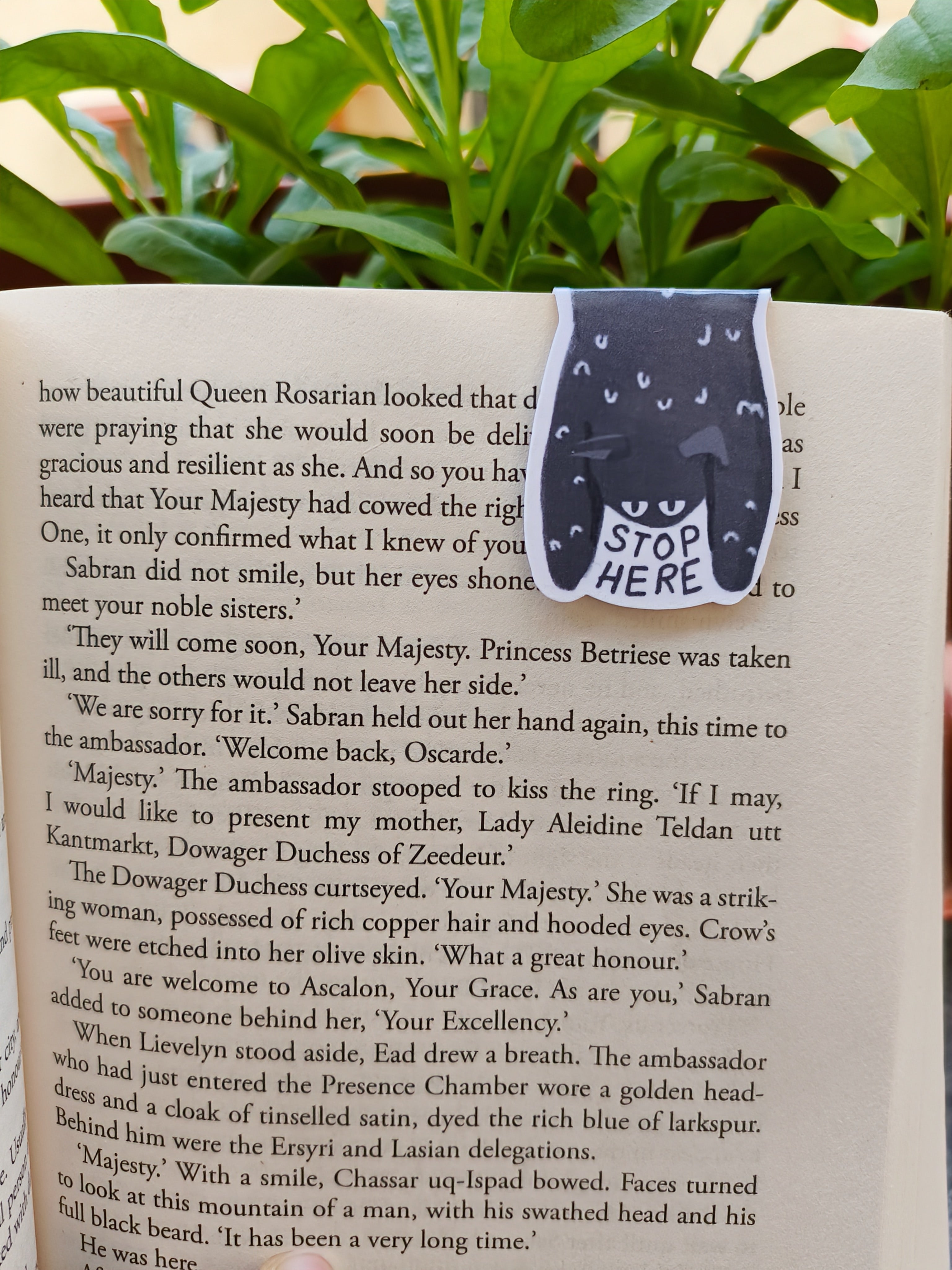 Stop Here – Magnetic Bookmark