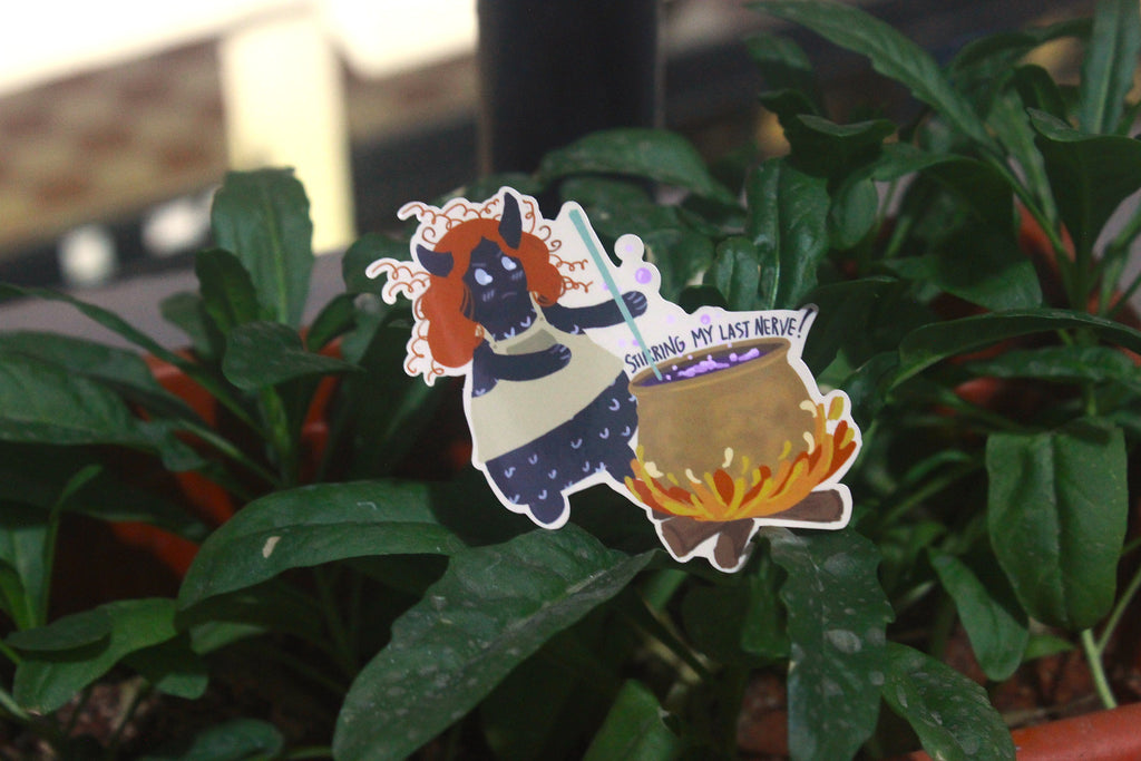 Stirring My Last Nerve – Laminated Sticker