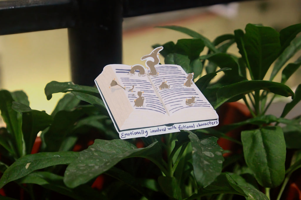Emotionally Involved with Fictional Characters – Laminated Sticker