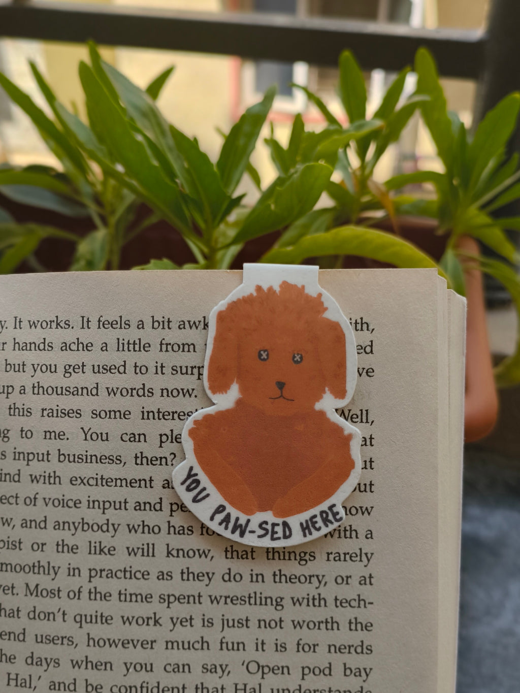 You Paw-sed Here - Magnetic Bookmark