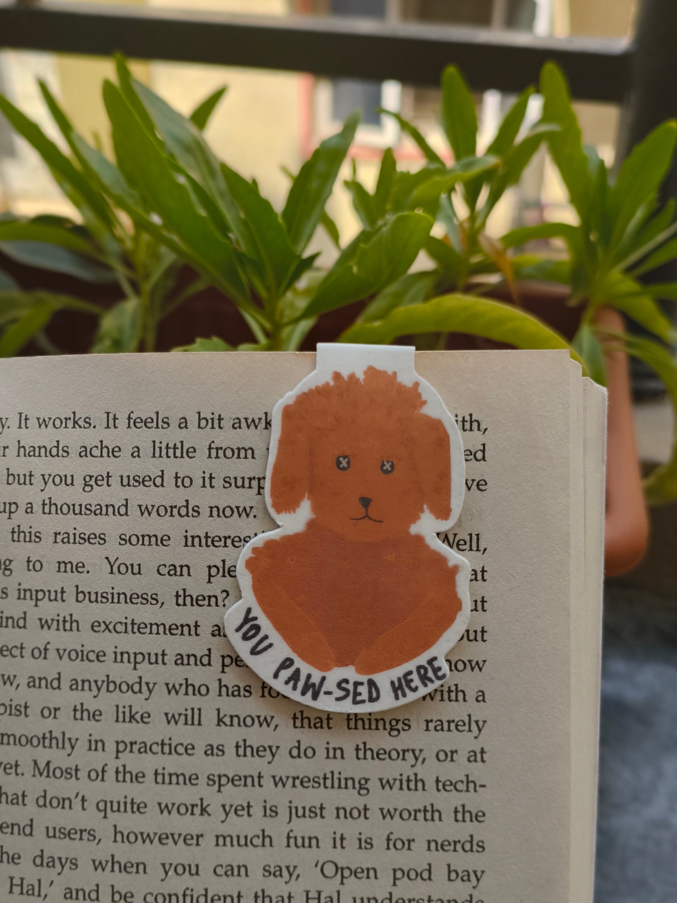 You Paw-sed Here - Magnetic Bookmark