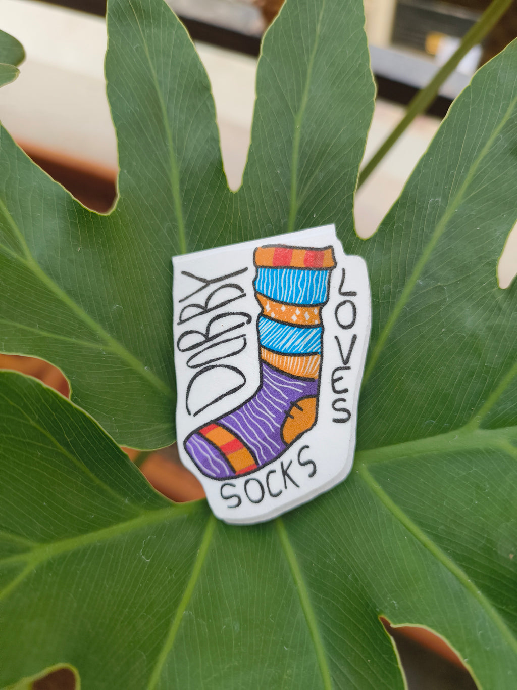 Dobby Loves Socks - Magnetic Bookmark