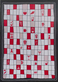 Checkers Cozy Drinks — A5 Art Print